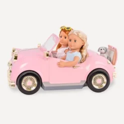 Our Generation In The Driver Seat Cruiser - Pink Convertible For 18" Dolls