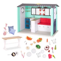 Our Generation Seaside Beach House Playset For 18" Dolls -Cyte Doll Toys GUEST f11c1aed aba4 4cde b822 f4a04cb058ec