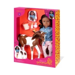 Our Generation 18" Equestrian Doll & Horse Set - Daveen With Foal -Cyte Doll Toys GUEST f9f0ee4d a900 40f5 ba23 ebc415e1ddb1