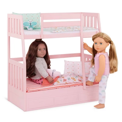 Our Generation Dreams For Two Pink Bunk Beds Accessory Set For 18" Dolls 3 Our Generation Dreams For Two Pink Bunk Beds Accessory Set For 18" Dolls